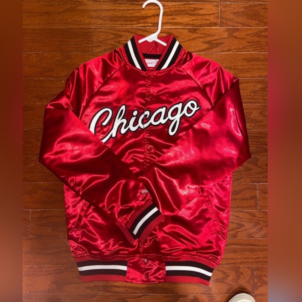 Mitchell and Ness Chicago Bulls Satin Jacket